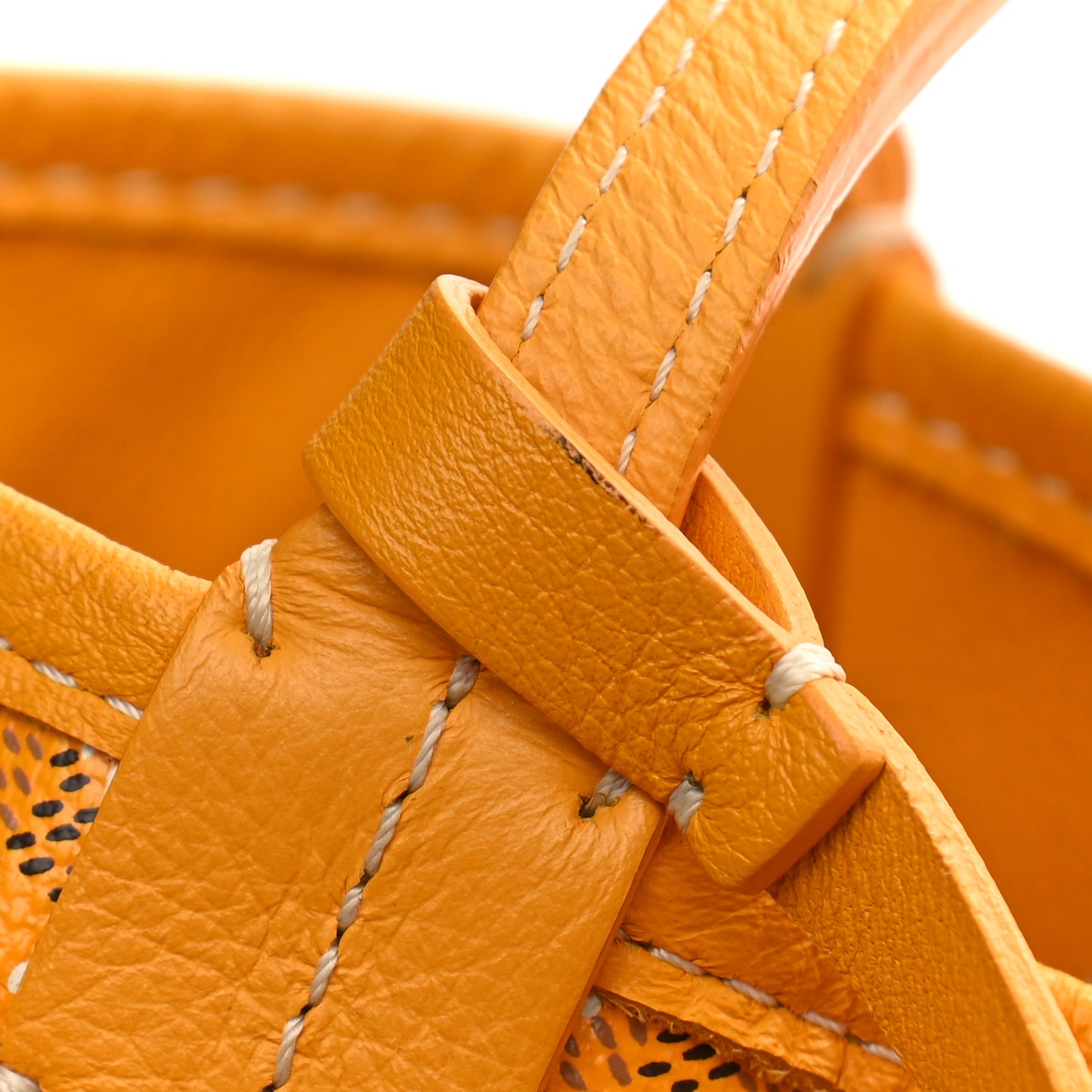 Goyardine Reversible Mini Anjou Yellow