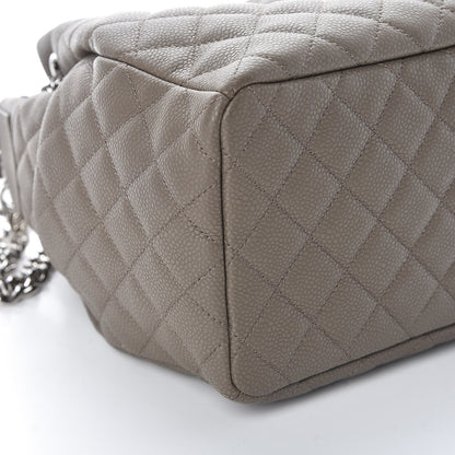 Chanel Grained Calfskin Quilted Small Chain Bucket Bag Khaki 6 of 10