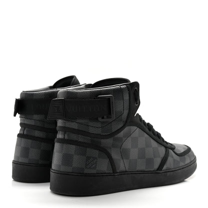 Louis Vuitton Damier Graphite Rivoli High Top Sneakers 10 4 of 11