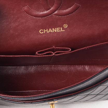 Chanel Lambskin Quilted Medium Double Flap Black 4 of 9