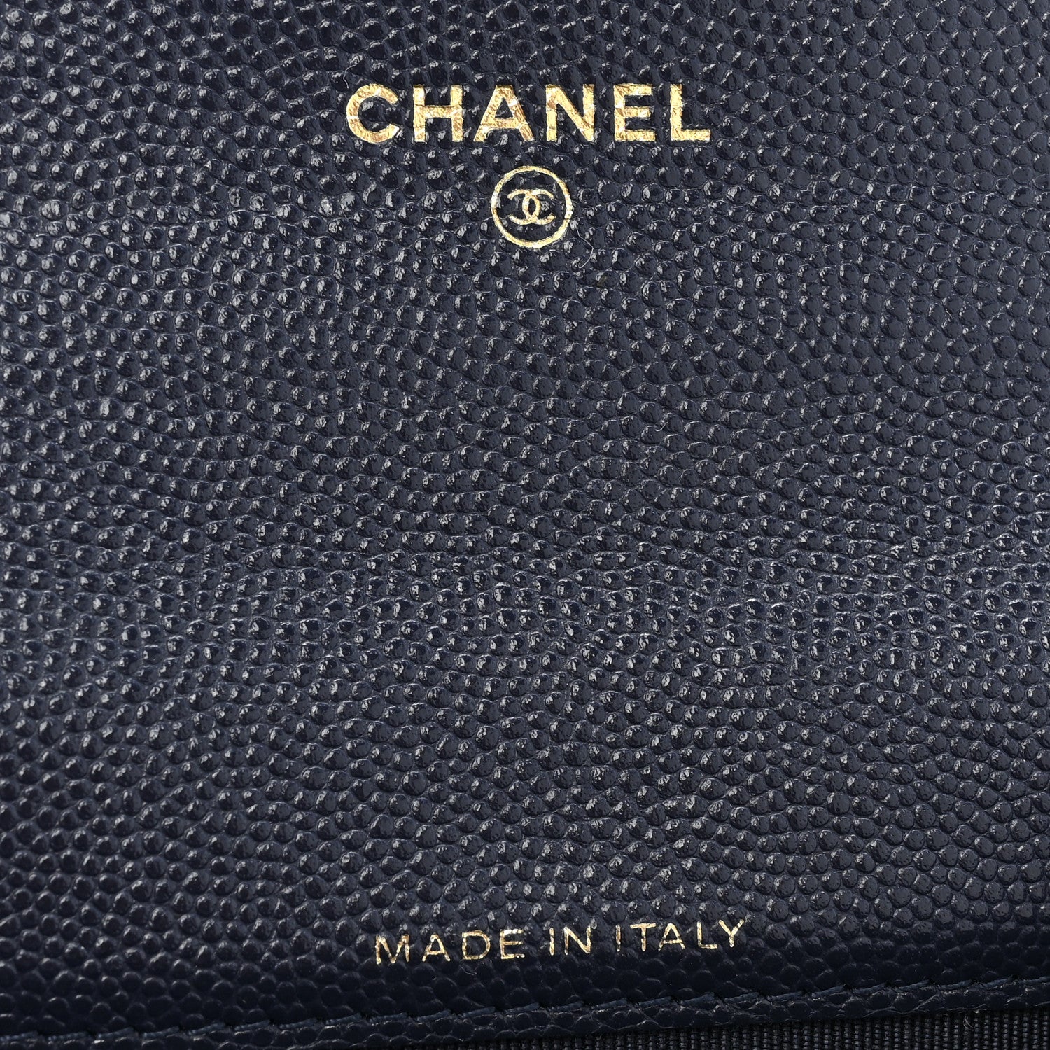 Chanel Caviar Quilted Flap Card Holder Wallet Navy 7 of 10