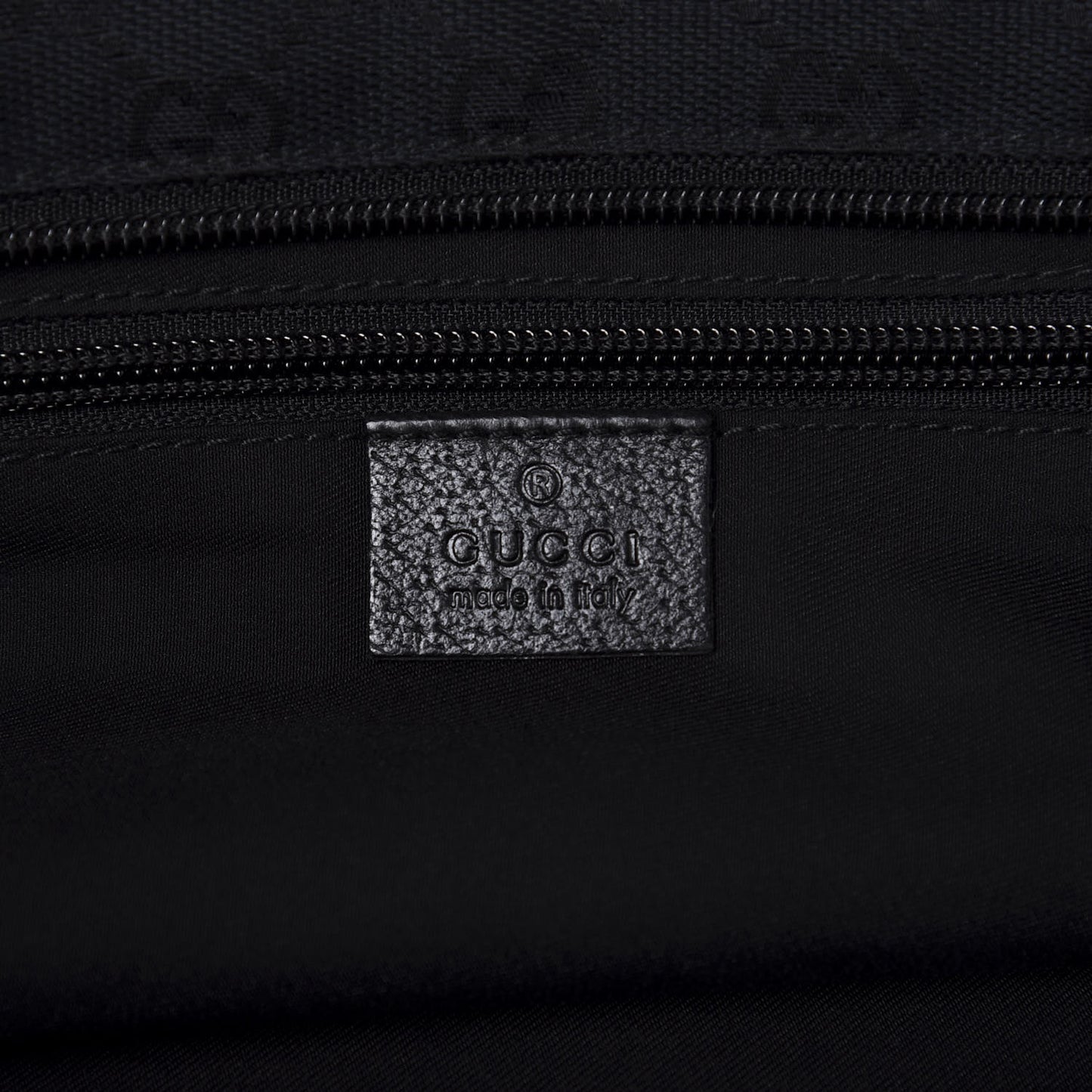 GG Monogram Small Web Handle Bucket Tote Black