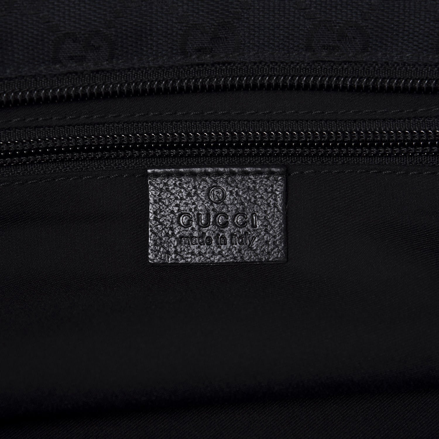 Gucci GG Monogram Small Web Handle Bucket Tote Black 9 of 10