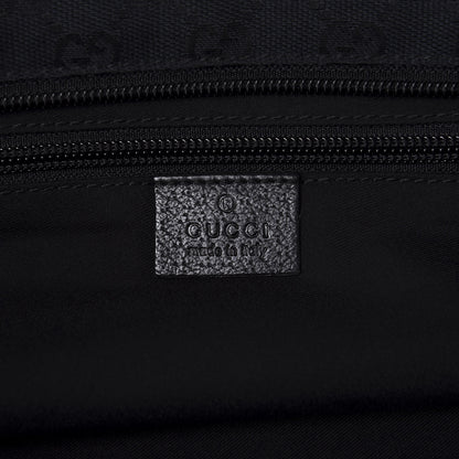 Gucci GG Monogram Small Web Handle Bucket Tote Black 9 of 10