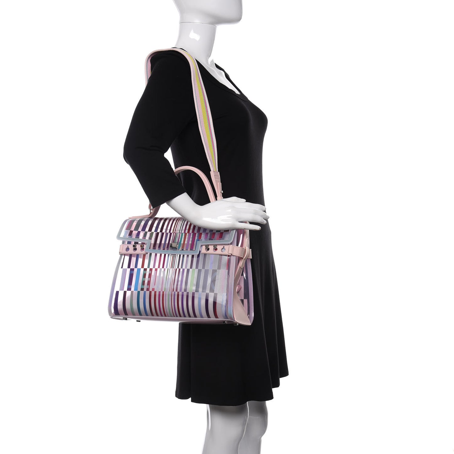PVC Tempete The Eye Catcher Satchel Multicolor