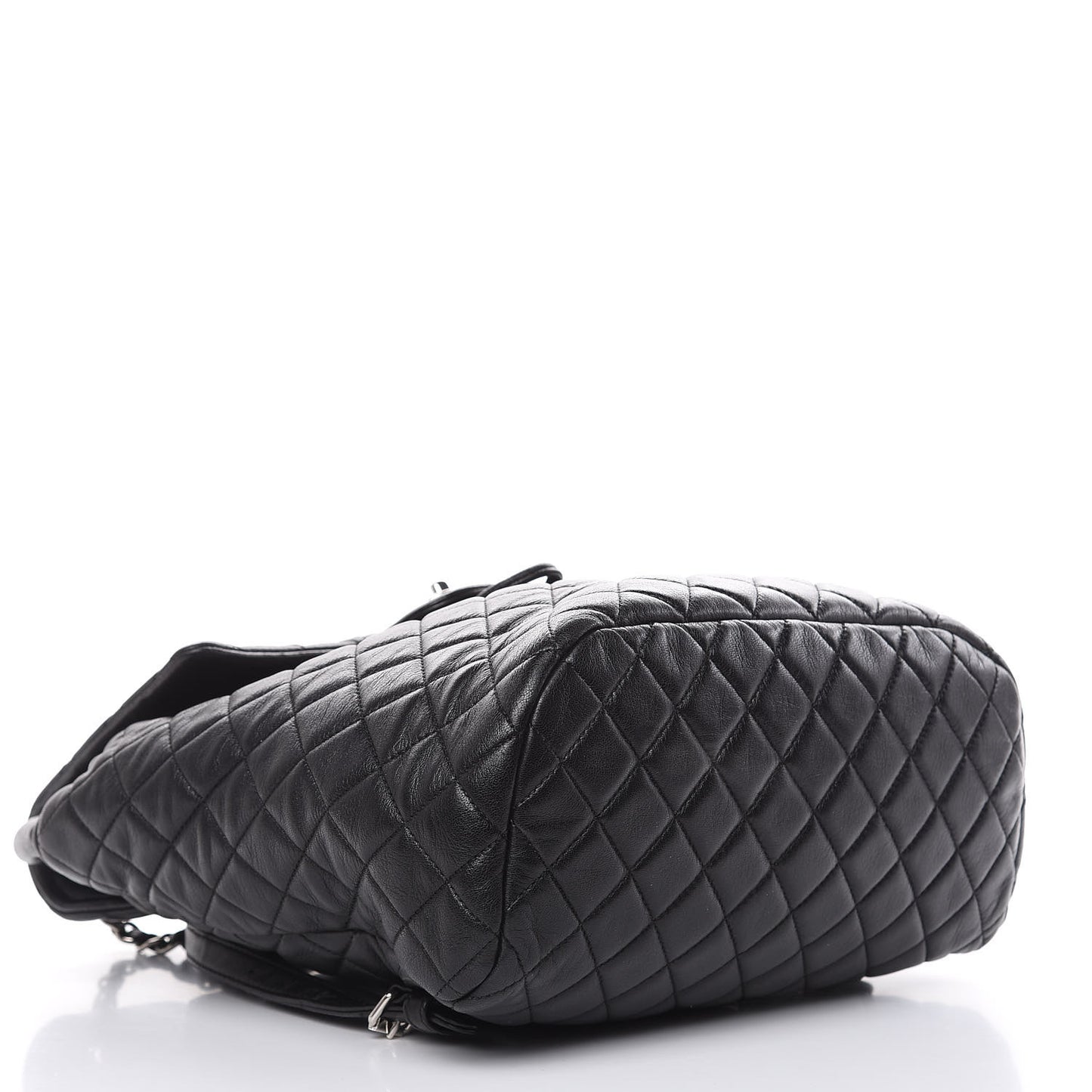 Lambskin Quilted Large Urban Spirit Backpack Black
