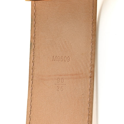 Louis Vuitton Damier Azur LV Initiales Belt 90 36 6 of 10