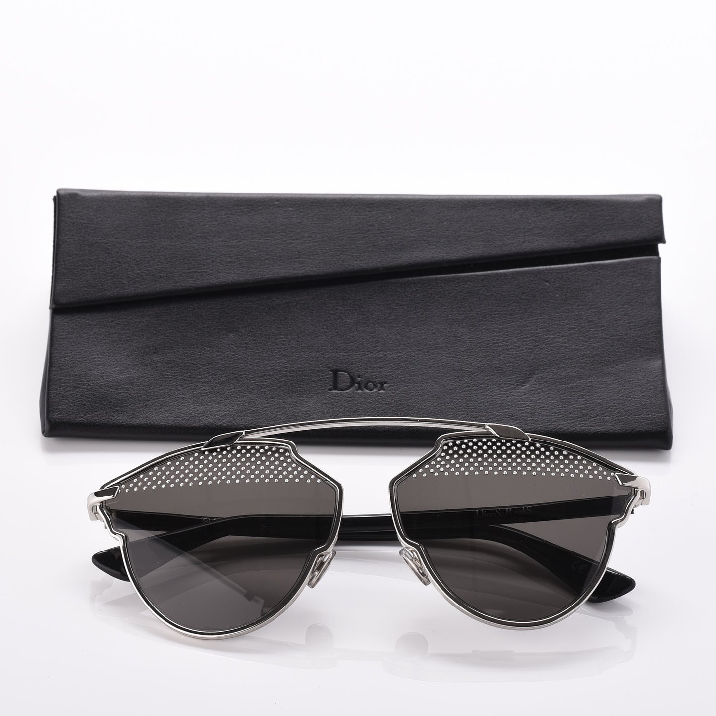 Studded So Real Sunglasses Silver