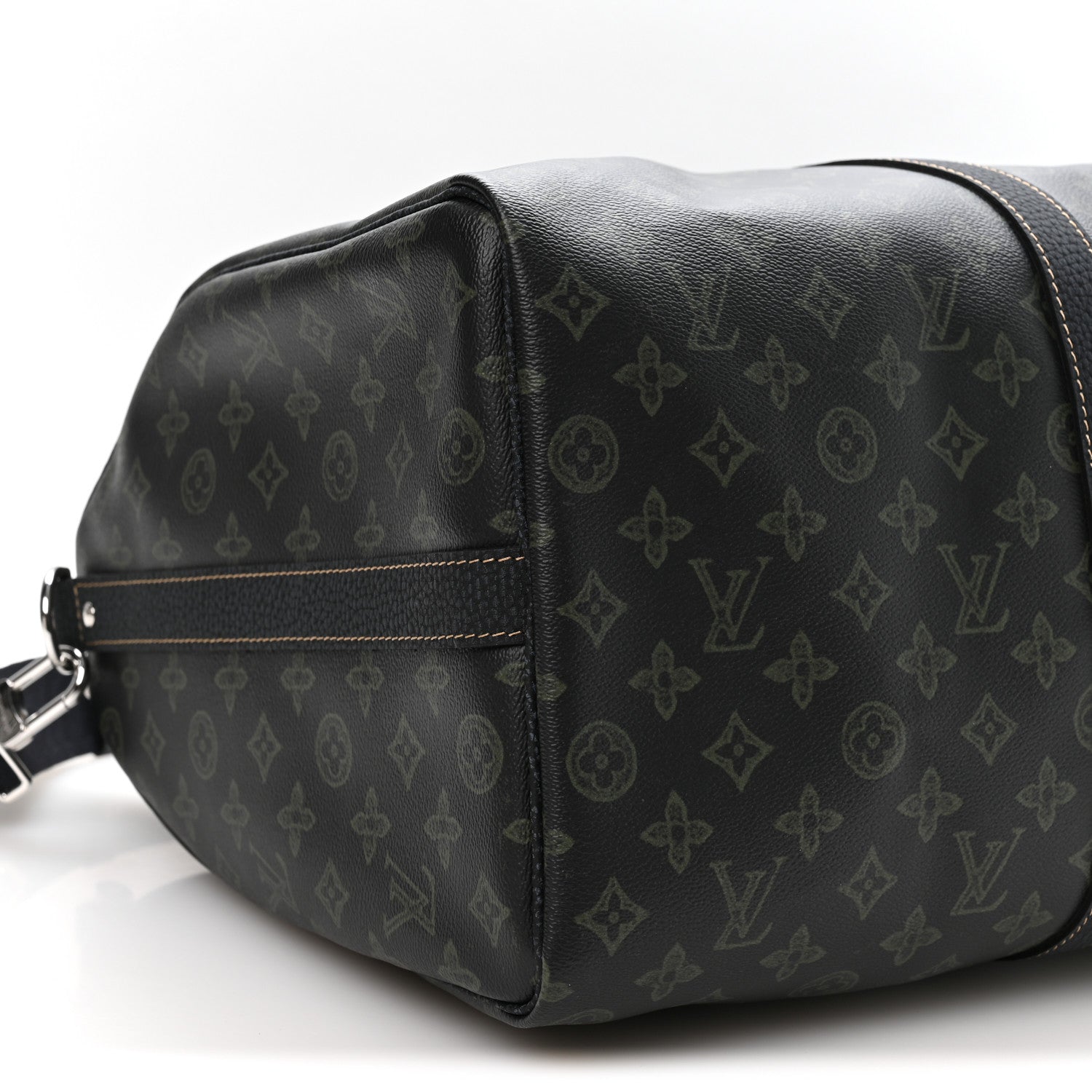 Louis Vuitton Monogram LV Record Keepall Bandouliere 50 Dark Green 7 of 8