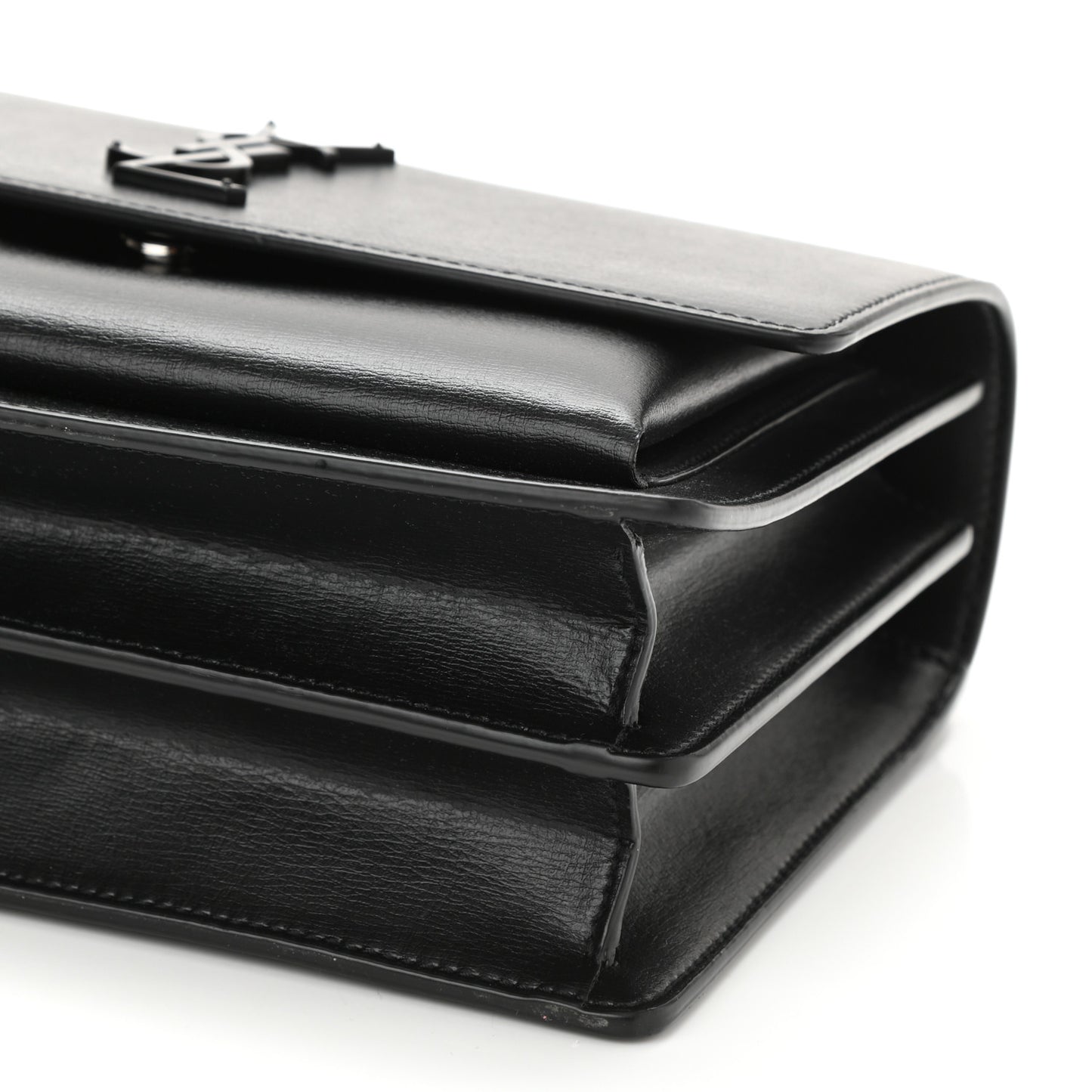 Calfskin Medium Monogram Monochrome Sunset Black