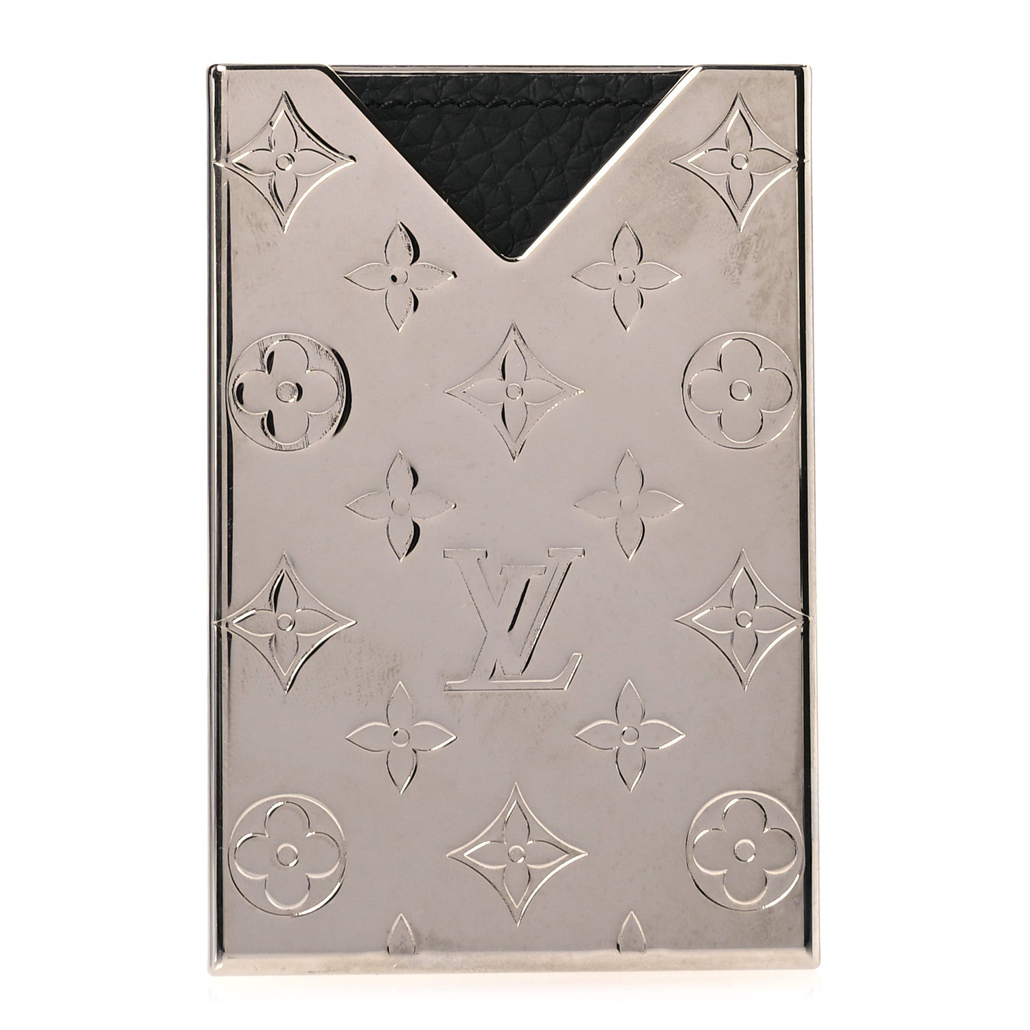 Louis Vuitton Metal Taurillon Monogram Card Holder 1 of 8