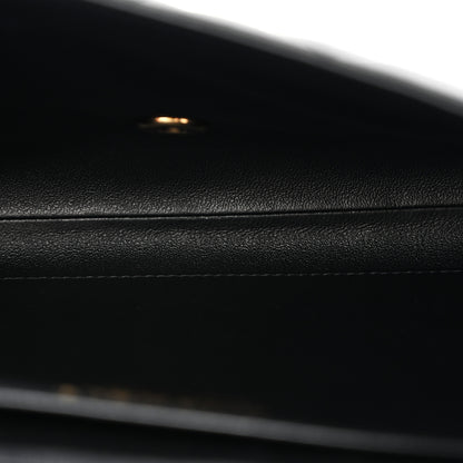 Chanel Lambskin Quilted Clutch with Chain Flap Black 5 of 12