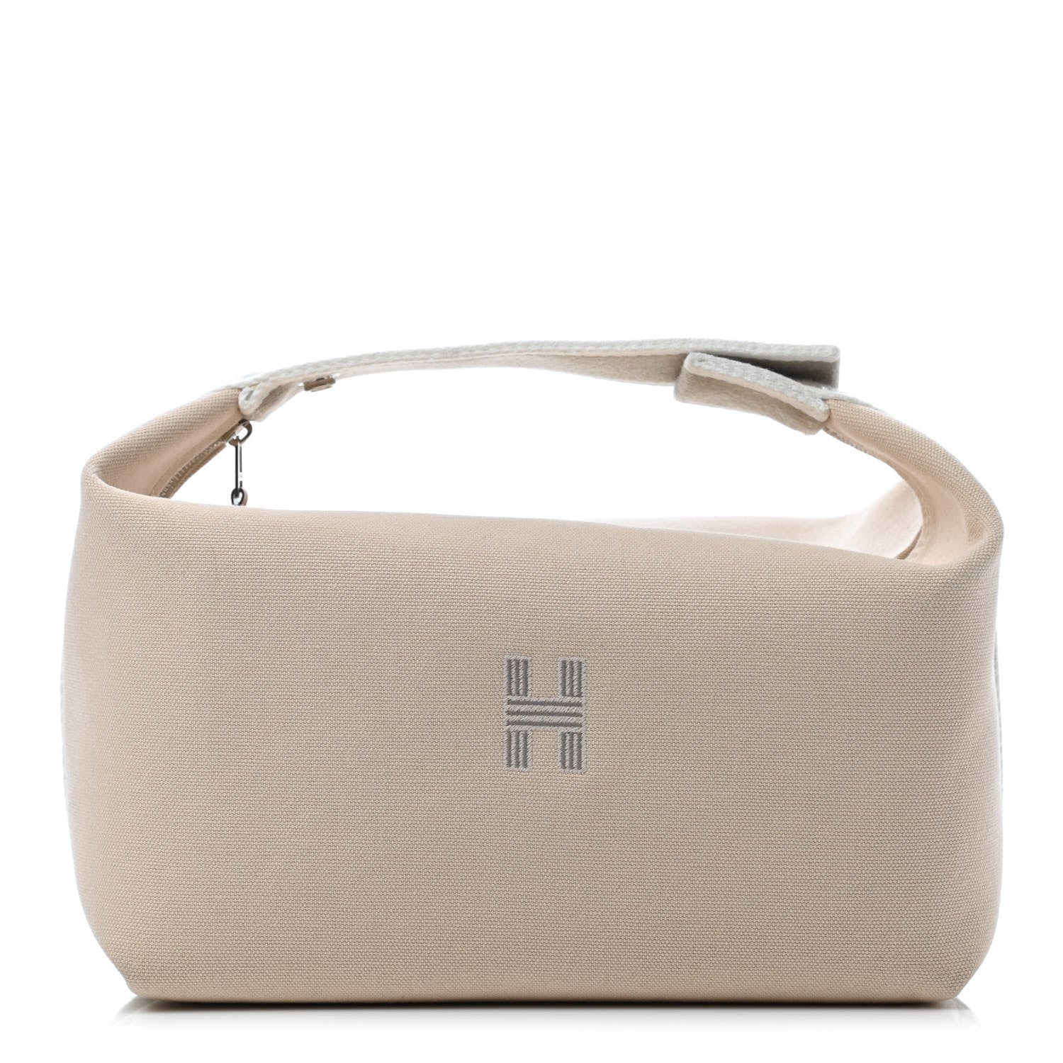 Hermes Canvas Large Bride-A-Brac Pouch Natural 1 of 4