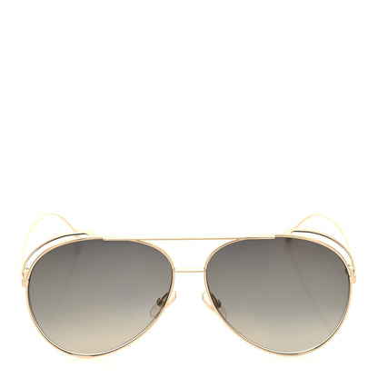 Fendi Metal Aviator Sunglasses FF0286/S Gold 2 of 7