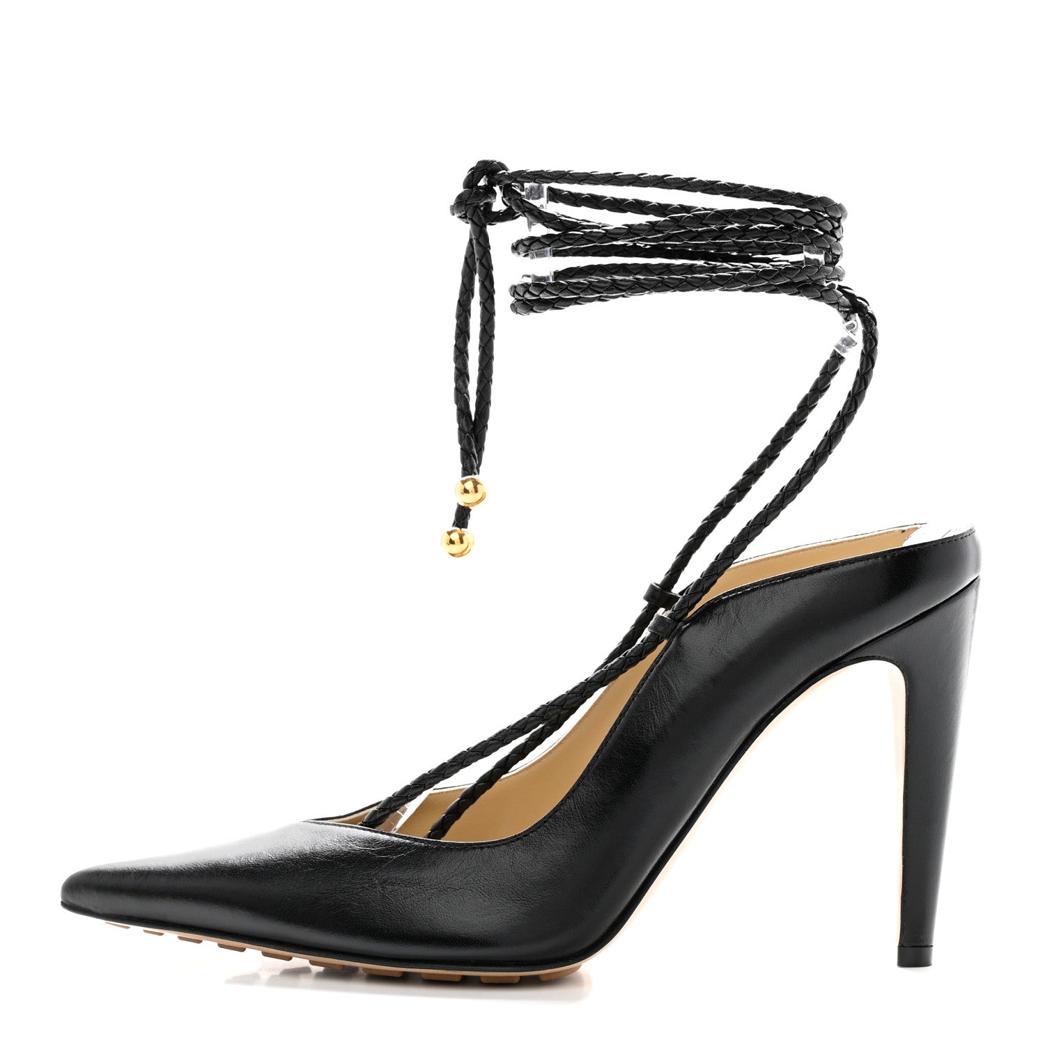 Bottega Veneta Nappa Spritz Pumps 39 Black 1 of 18