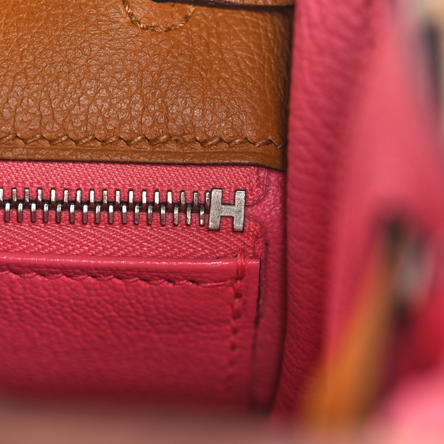 Hermes Evercolor Verso Kelly Retourne 28 Caramel Rose d'Ete 20 of 36