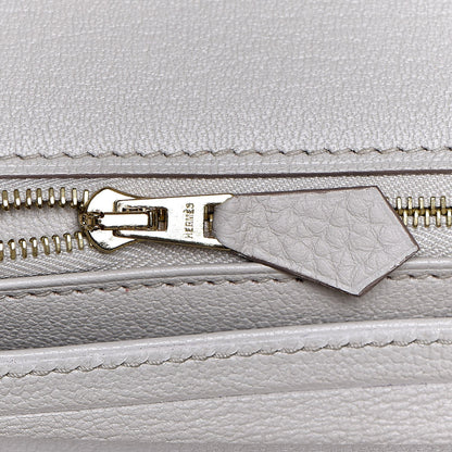 Hermes Taurillon Clemence Birkin 30 Beton 19 of 34