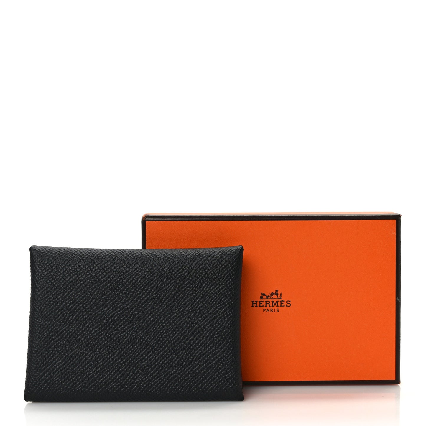 Epsom Calvi Duo Card Case Black