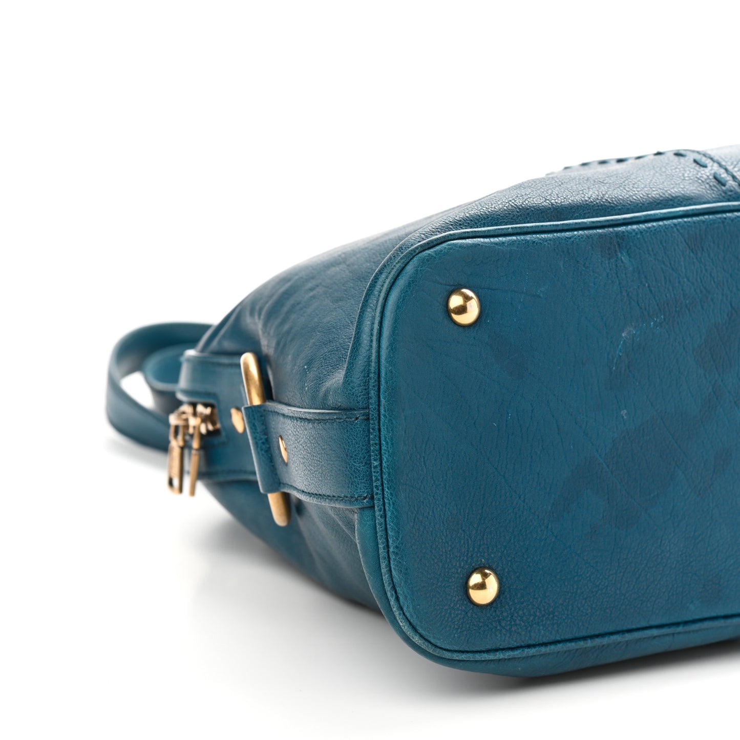 Calfskin Large Muse Turquoise