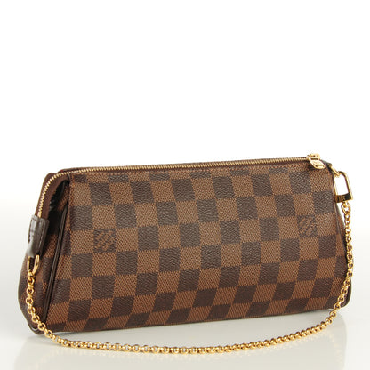 Louis Vuitton Damier Ebene Eva Clutch 3 of 8
