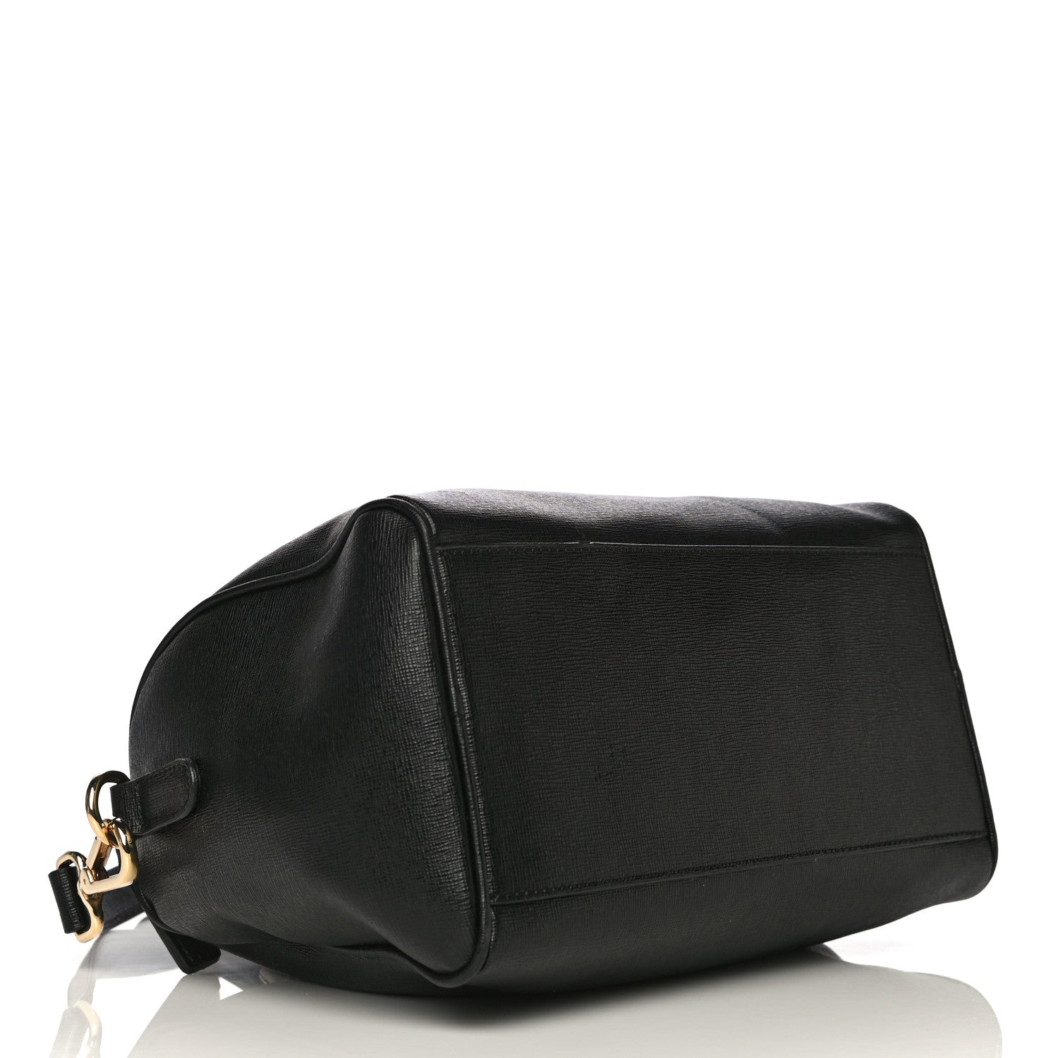 Versace Saffiano Calfskin Palazzo Duffle Bag Black 5 of 19