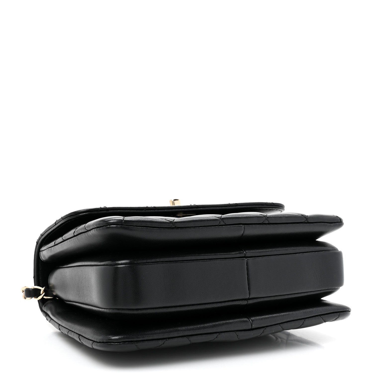 Chanel Lambskin Quilted Mini Trendy CC Dual Handle Flap Bag Black 4 of 11