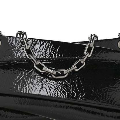 Christian Louboutin Patent Vog Small Loubitwist Clutch Black 7 of 10