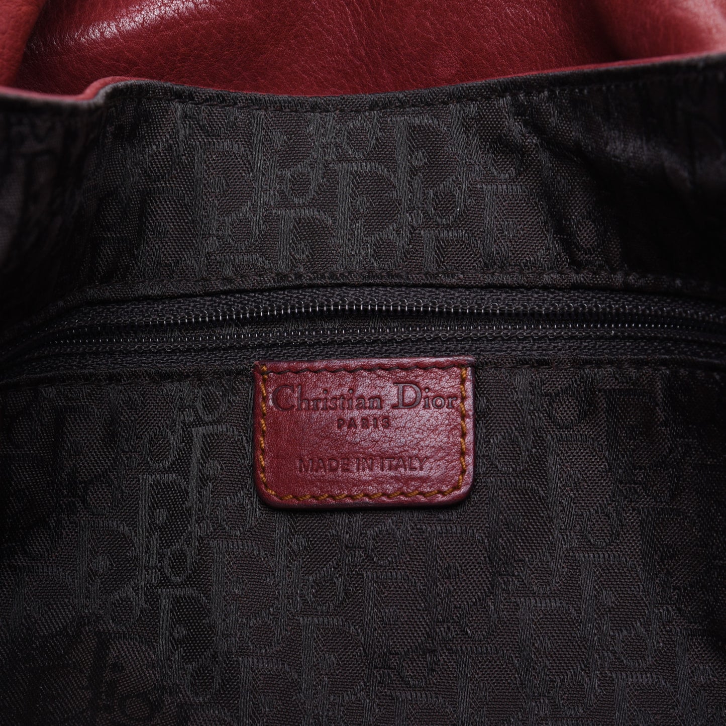 Calfskin Medium Gaucho Double Saddle Red