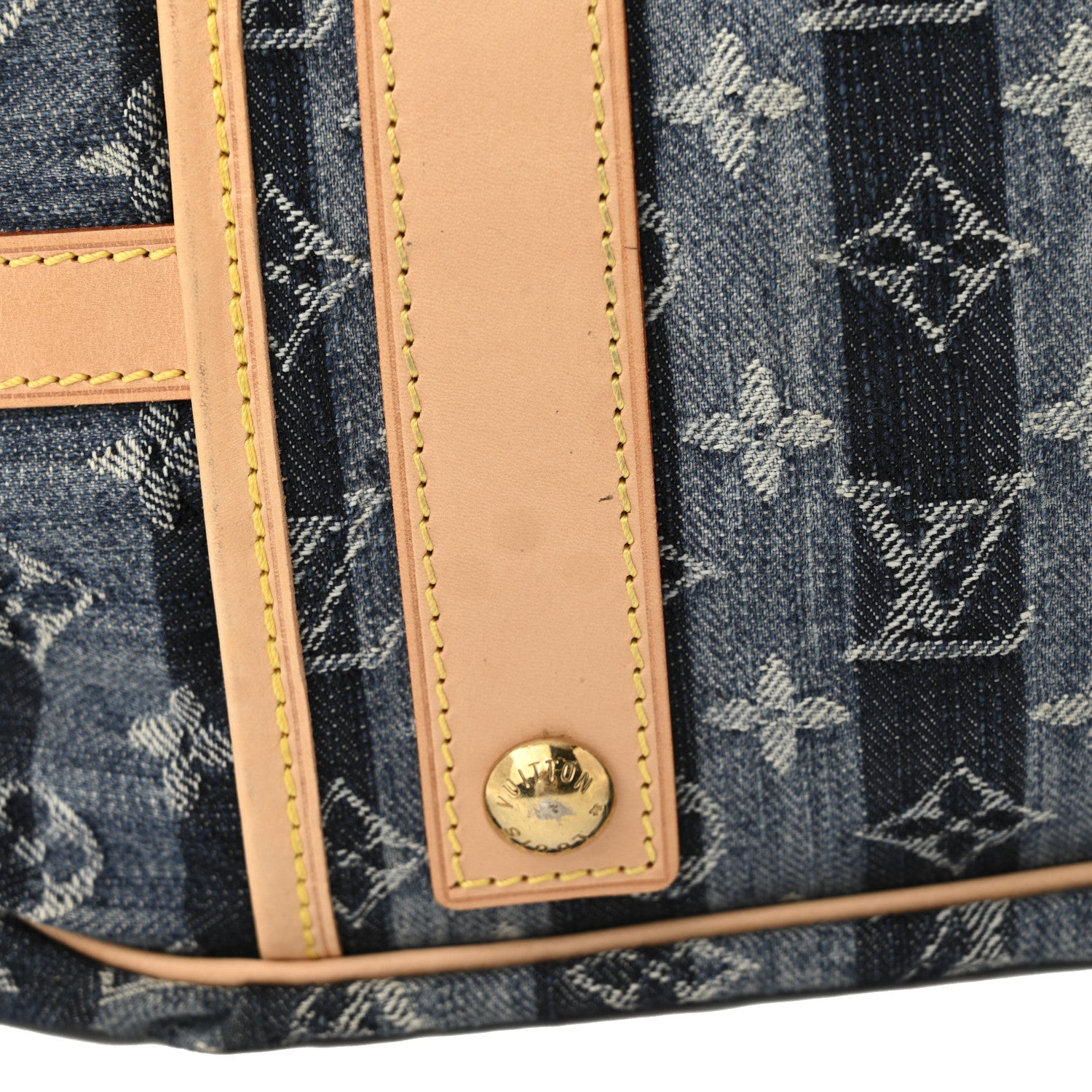 Louis Vuitton Denim Raye Cabas GM 10 of 16