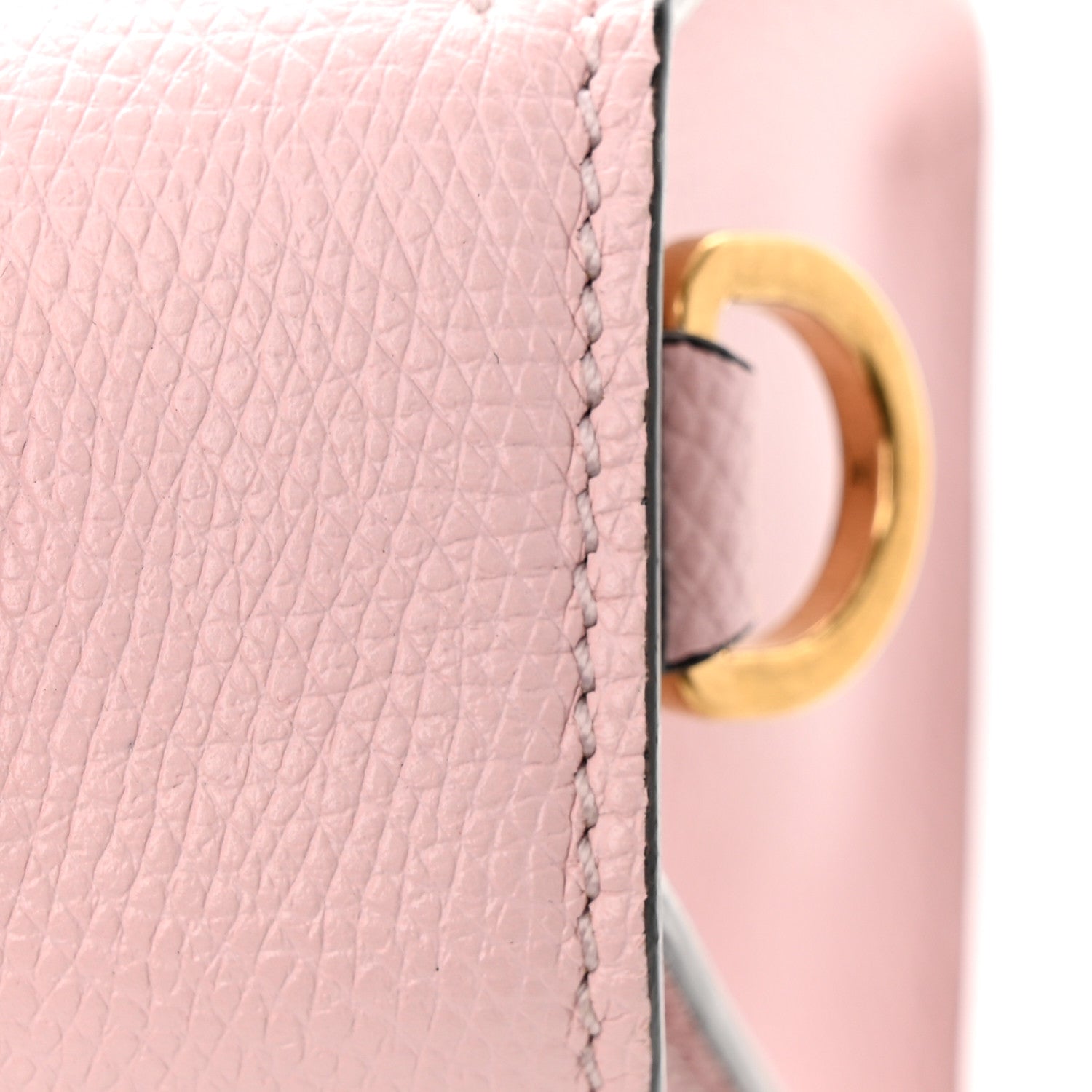Valentino Garavani Grainy Calfskin Small VSling Top Handle Bag Rose Quartz 11 of 11