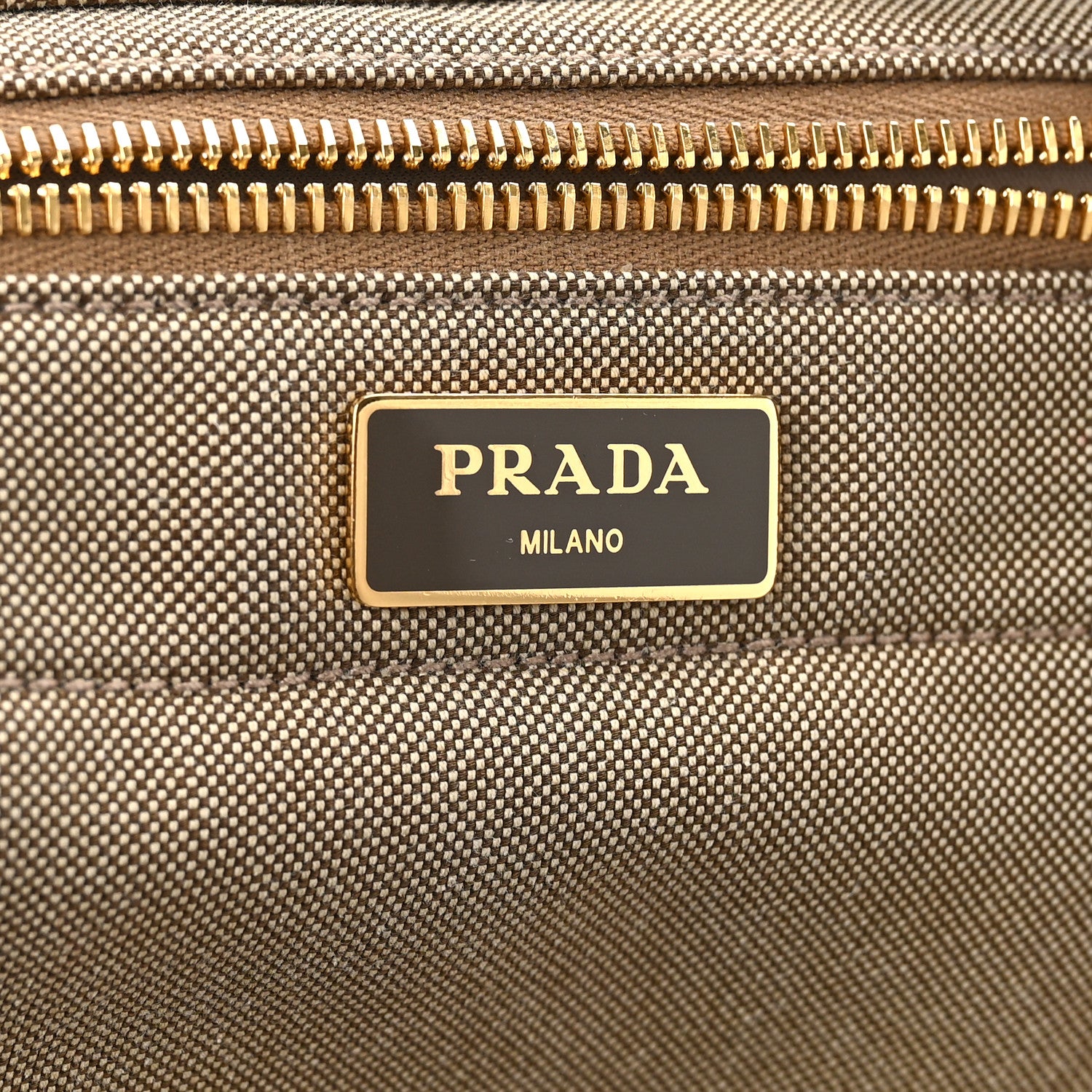 Prada Jacquard Logo Rucksack Backpack Corda Bruciato 6 of 8
