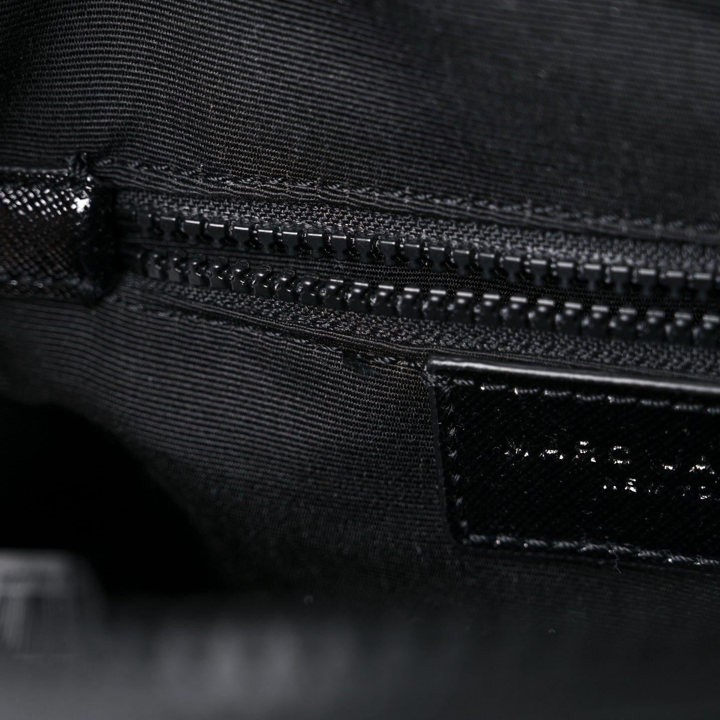 Saffiano Mini Snapshot Backpack Black
