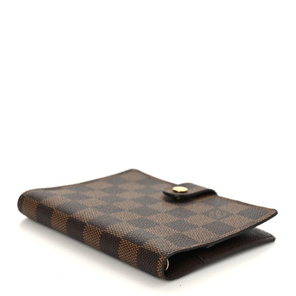Louis Vuitton Damier Ebene Small Ring Agenda Cover 4 of 6