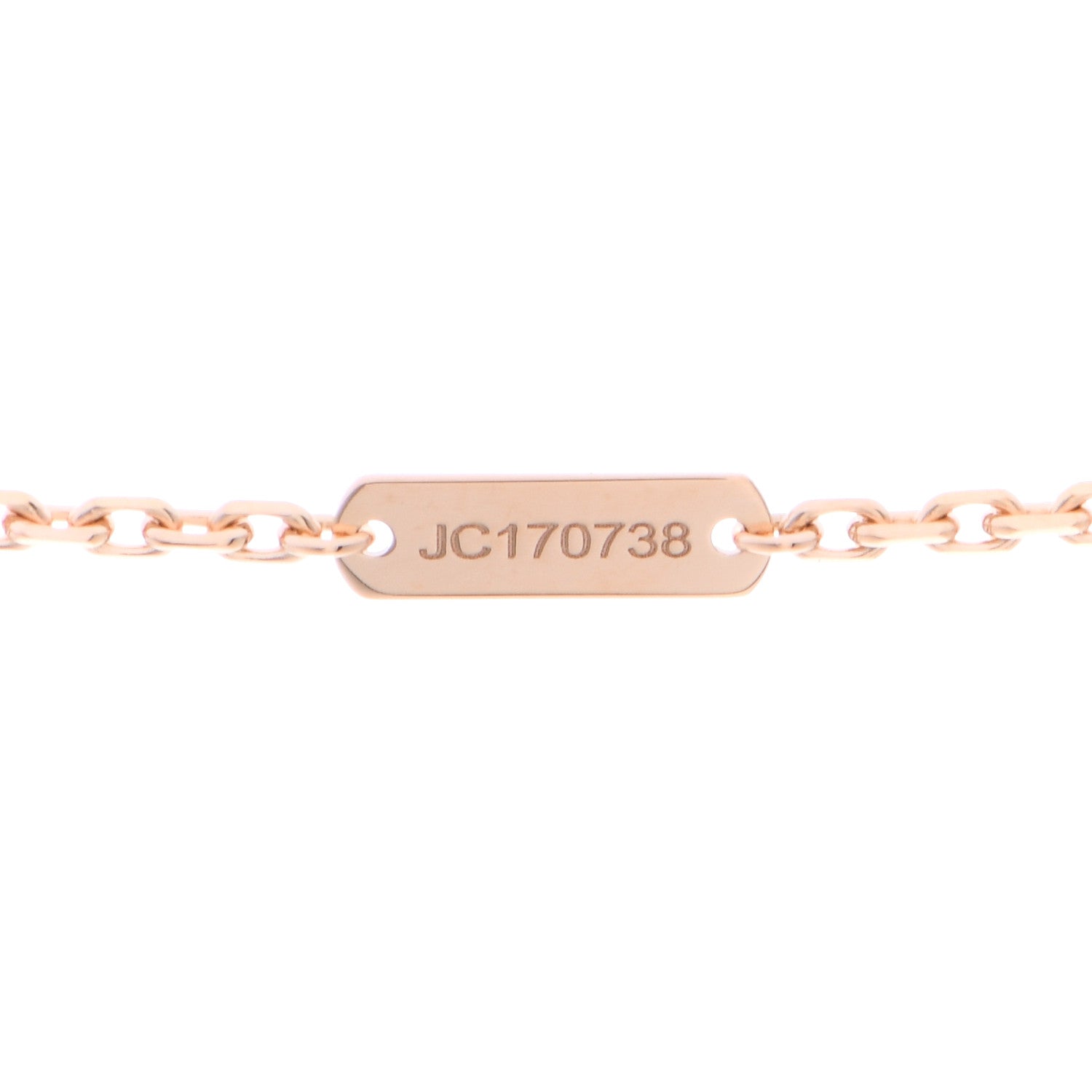 Van Cleef & Arpels 18K Rose Gold Gray Mother of Pearl Magic Alhambra Long Necklace 4 of 5