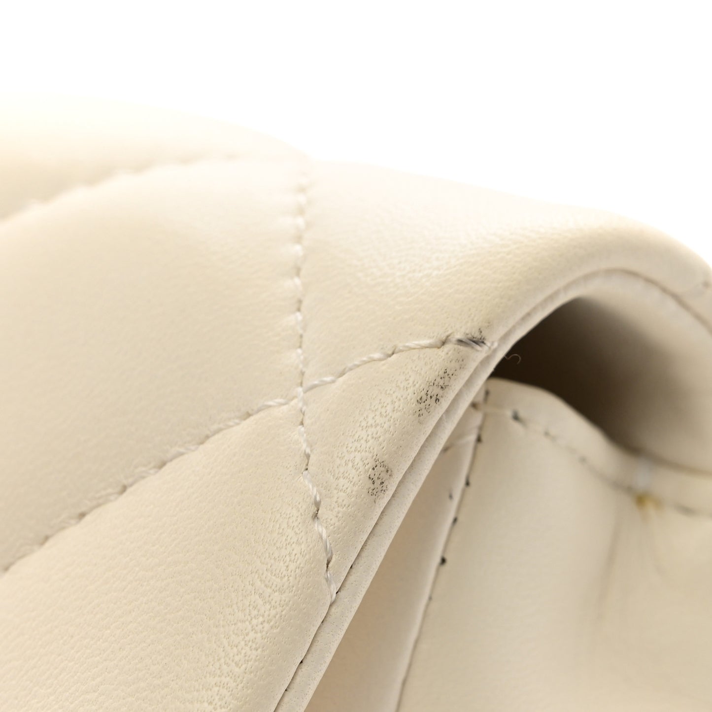 Lambskin Quilted Mini My Precious Waist Bag White