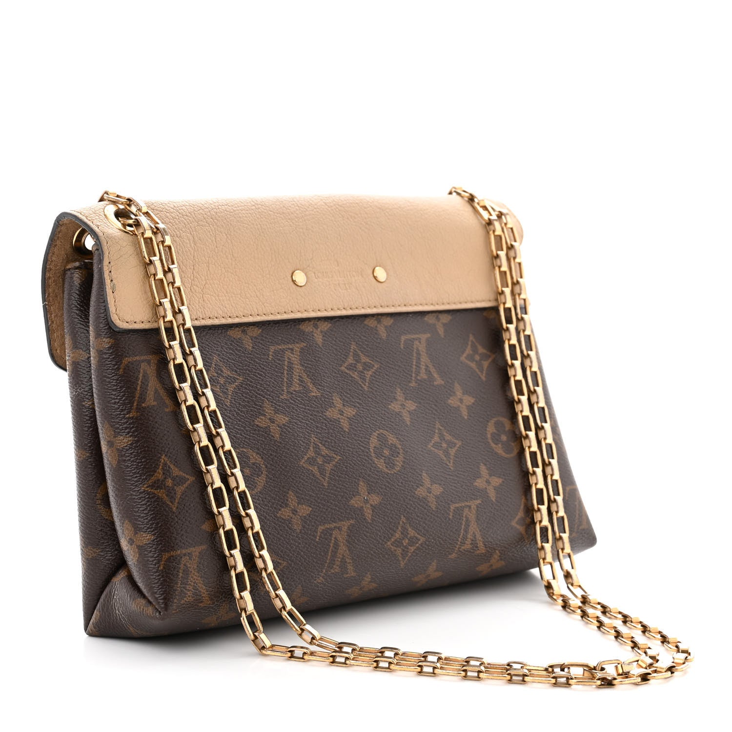 Louis Vuitton Monogram Pallas Chain Dune 3 of 16