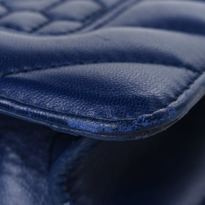 Bulgari Calfskin Quilted Serpenti Forever Shoulder Bag Navy 11 of 12