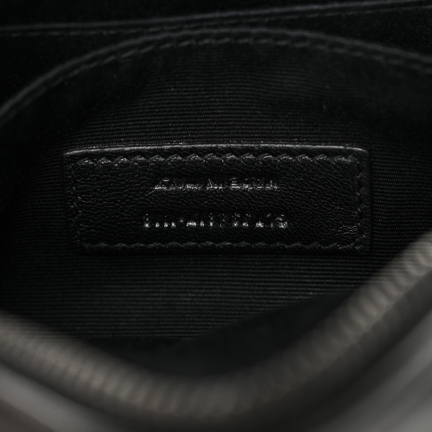 Saint Laurent Calfskin Matelasse Monogram Lou Belt Bag Black 7 of 10
