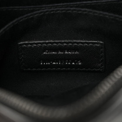 Saint Laurent Calfskin Matelasse Monogram Lou Belt Bag Black 7 of 10