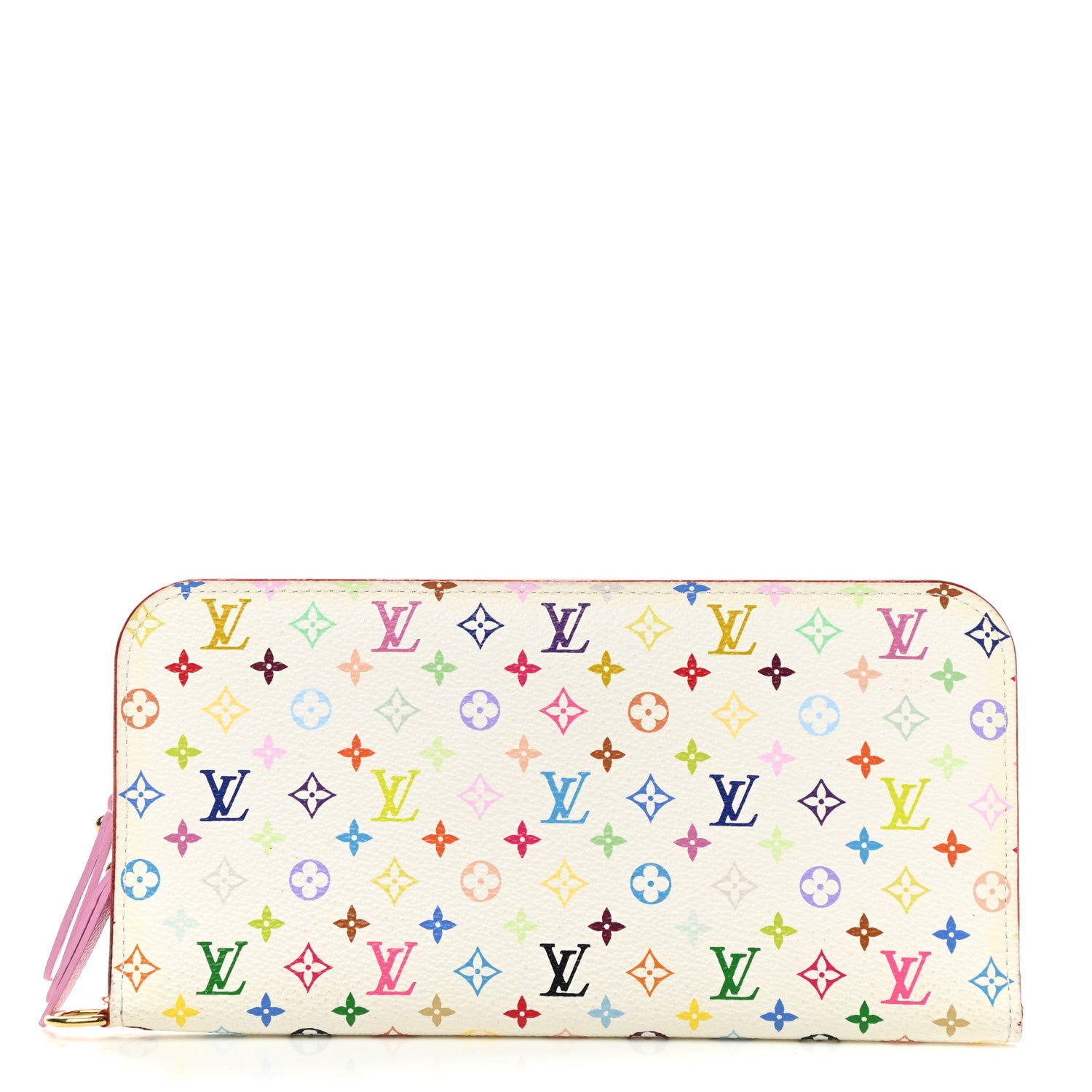 Louis Vuitton Monogram Multicolor Insolite Wallet White Litchi 1 of 9