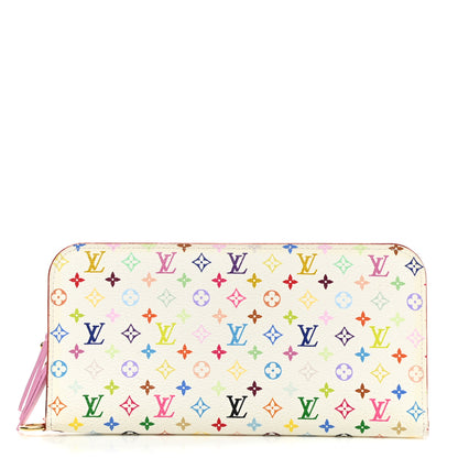 Louis Vuitton Monogram Multicolor Insolite Wallet White Litchi 1 of 9