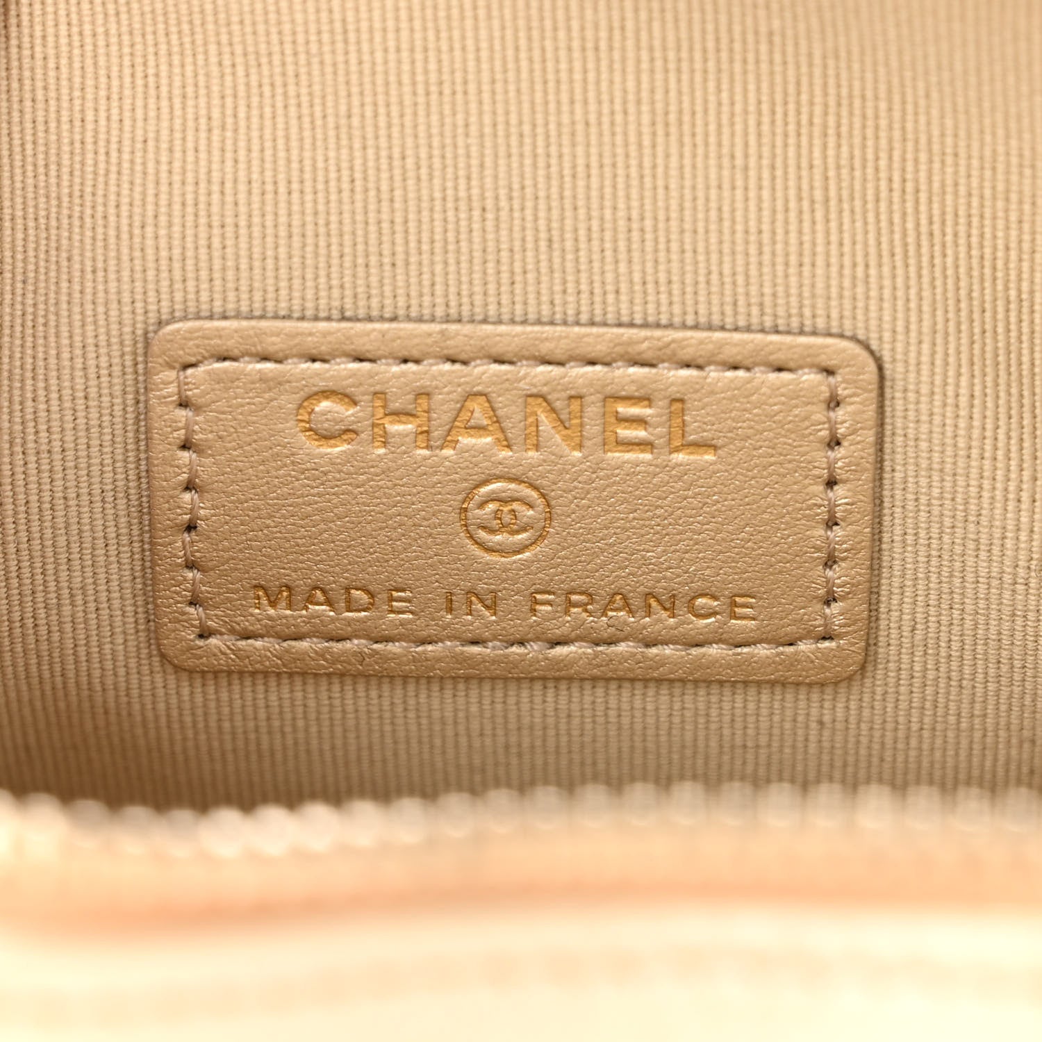 Chanel Metallic Lambskin Quilted CC In Love Heart Clutch With Chain Gold 6 of 11
