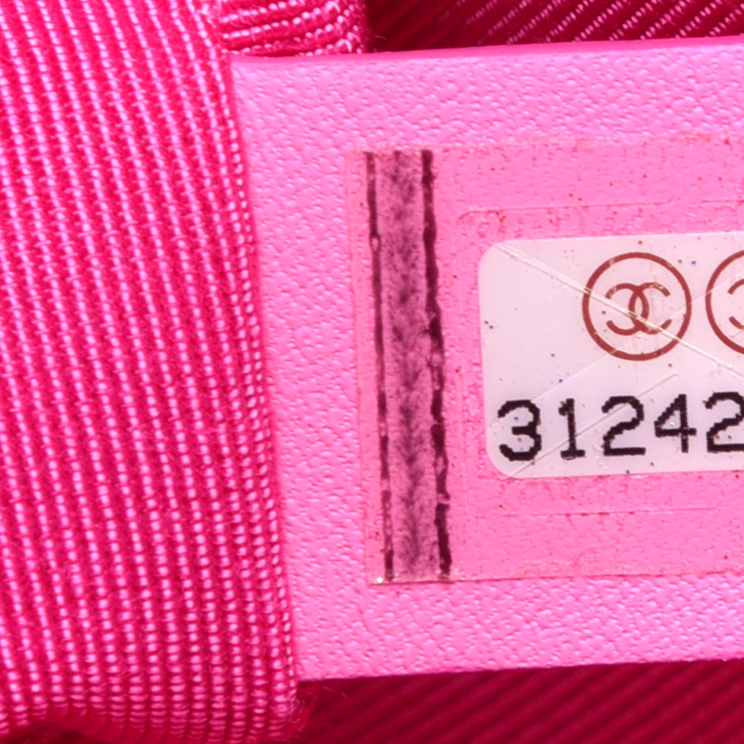 Chanel Denim Quilted Medium Chanel 19 Flap Neon Pink 6 of 10