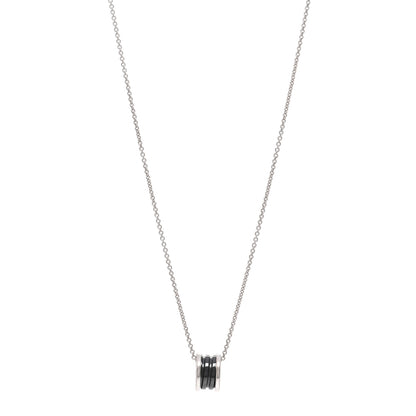 Bulgari Sterling Silver Ceramic Save The Children Pendant Necklace 1 of 6
