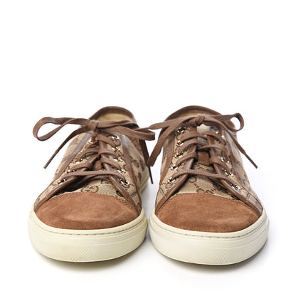 Gucci Monogram Sneakers 39.5 Brown 2 of 7