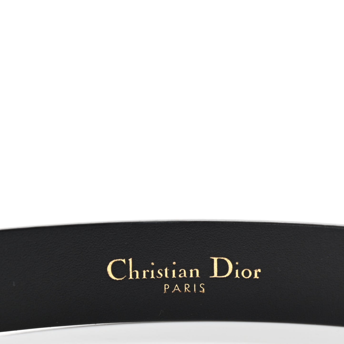 Calfskin Saddle Belt 80 Black