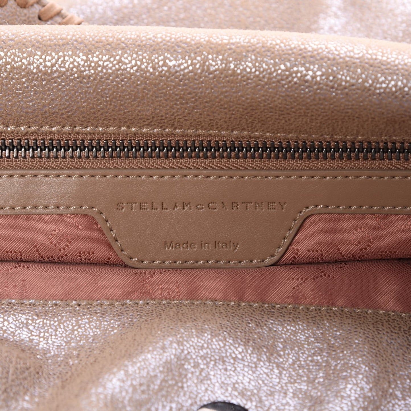Shaggy Deer Falabella Small Fold Over Tote Taupe