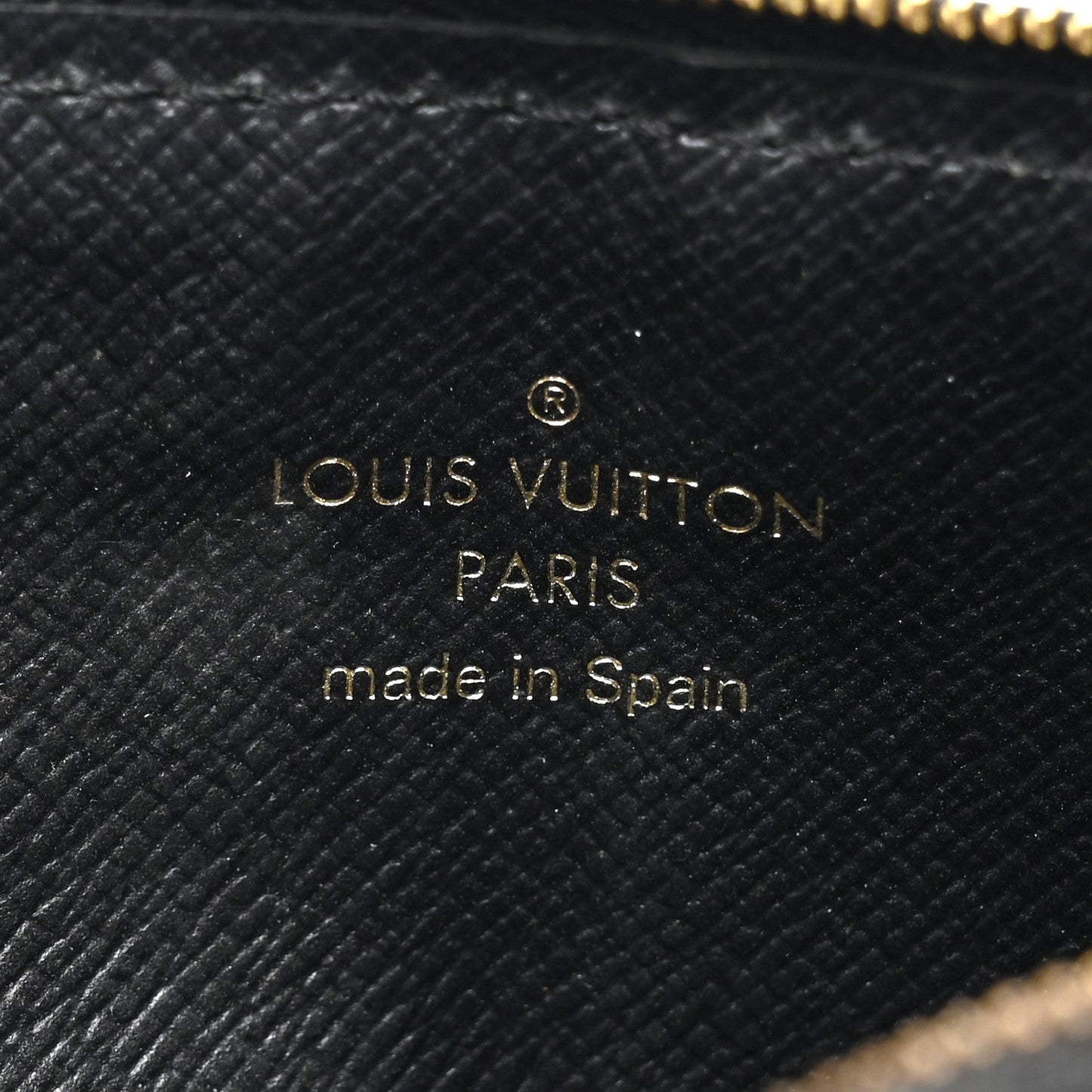 Monogram Slim Purse Black