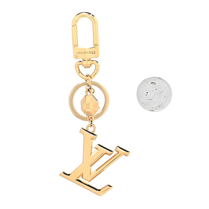 Louis Vuitton LV Facettes Bag Charm Key Holder Gold 2 of 5