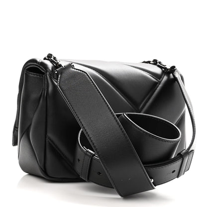 Bulgari Calfskin Matelasse Serpenti Cabochon Crossbody Bag Black 3 of 10